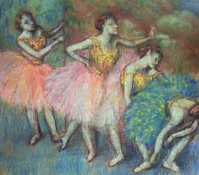 Vier Tänzer, 1903 (Pastell) von Edgar Degas